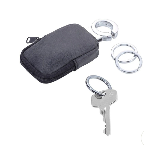 KR2177DG - "CLEAN CLICK" KEYRING GREY