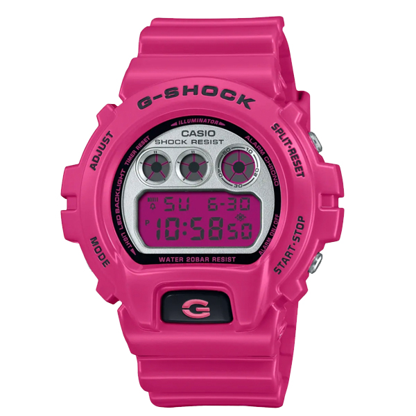 DW6900RCS-4 - COLORS FROM 2000s, SHOCKING PINK DIAL, SHOCKING PINK BASE