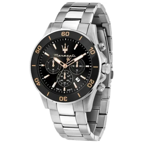 R88873600003 - SUCCESSO43MM CHR BLACK DIAL BR SS MOV. MYIOTA JS25, WR 100M